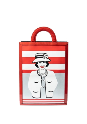 CHANEL Pre-Owned 2000-2002 graphic tote bag - Red