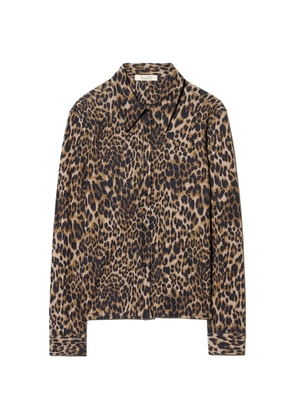 Nili Lotan button-fastening leopard-print shirt - Neutrals