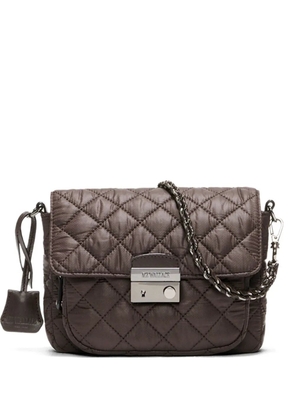 Mz Wallace small Crosby Lock cross body bag - Brown