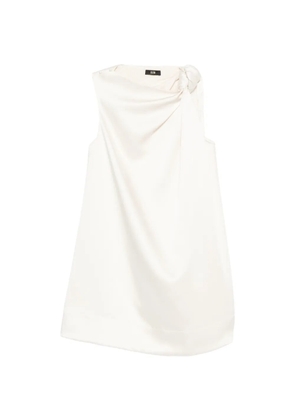 Eleh drape mini dress - Neutrals