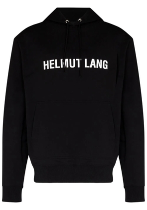 Helmut Lang logo-print hoodie - Black