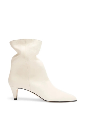 BY FAR Lysander Limewash pointed boots - Neutrals