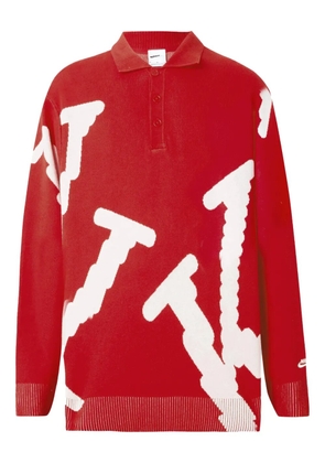 Nike polo-collar sweater - Red
