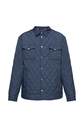 ETRO quilted pocket overshirt - Blue