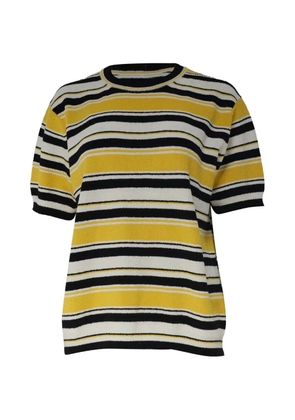 Marc Jacobs Vintage striped crewneck top - Yellow