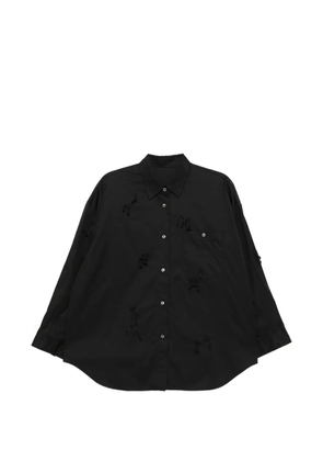 JNBY appliqué shirt - Black