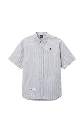 FINGERCROXX striped short-sleeve shirt - Grey