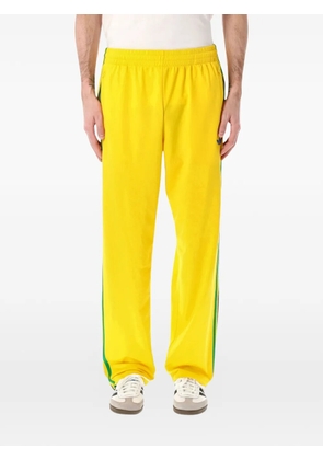 adidas side-stripe trousers - Yellow