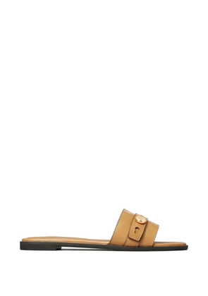 Tory Burch Romy button strap slide - Neutrals