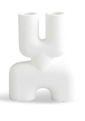 101 Copenhagen mini Cobra Double vase (28cm x 6.5cm) - White