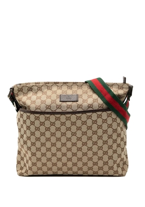 Gucci Pre-Owned 2000-2015 GG Canvas Web crossbody bag - Brown