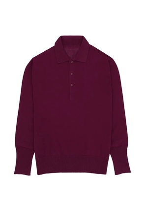 Fortela Kenneth long-sleeve polo shirt - Purple