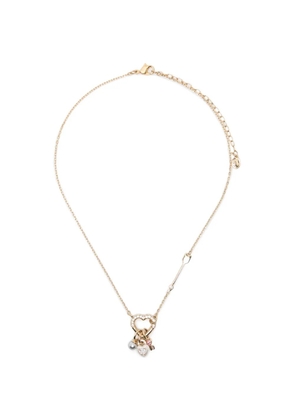 Swarovski heart-pendant necklace - Gold