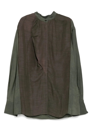 Ziggy Chen long sleeved shirt - Neutrals