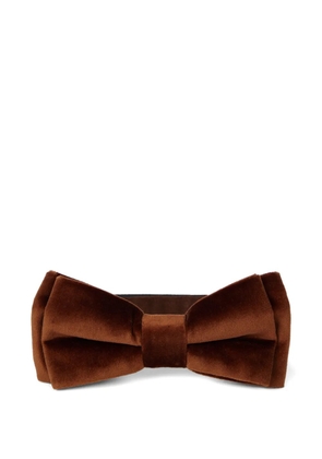 Paul Smith velvet bow tie - Brown