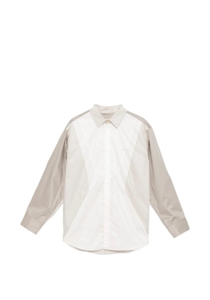 CROQUIS color-block shirt - Neutrals