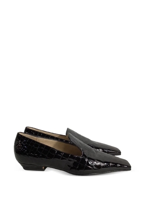 KHAITE Pre-Owned Marfa square-toe loafer - Black