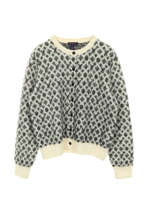 Louis Vuitton Pre-Owned 2010s brushed monogram cardigan - Neutrals