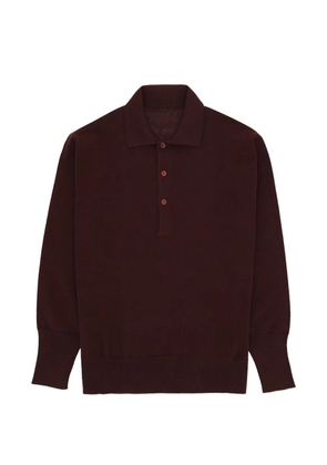Fortela Kenneth cashmere polo shirt - Brown