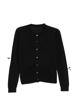 JNBY graphic-embellishment knitted cardigan - Black