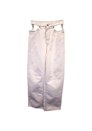 Maison Martin Margiela Pre-Owned cut-out-pocket jeans - White