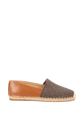 Michael Kors monogram ballet flats - Brown