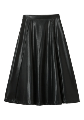 b+ab pleated midi skirt - Black