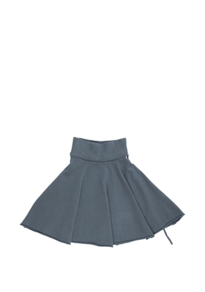 extreme cashmere A-line mini skirt - Grey