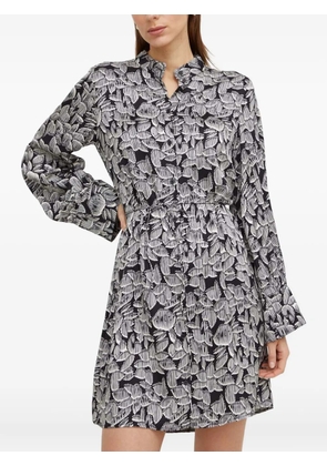 Marc O'Polo abstract-print shirt dress - Grey