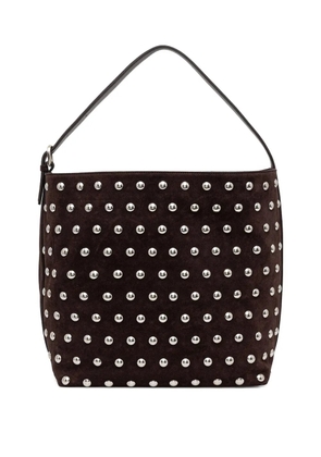 Liviana Conti studded-embellishment shoulder bag - Brown