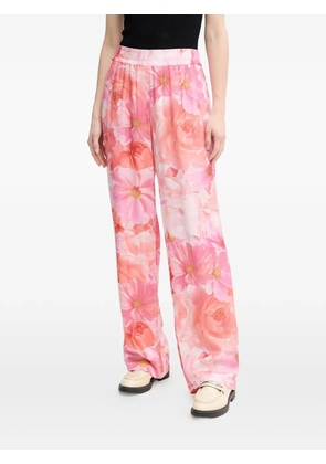 Marc Aurel floral-print trousers - Pink
