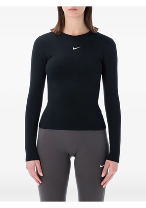 Nike logo-print top - Black