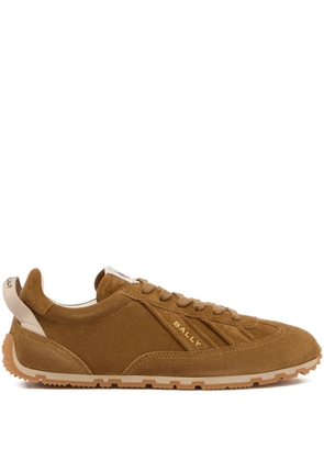 Bally Quarry lace-up panelled sneakers - Brown