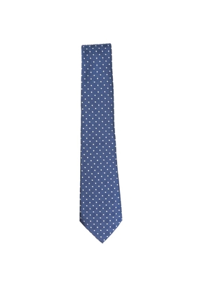 Giorgio Armani polka-dot tie - Blue