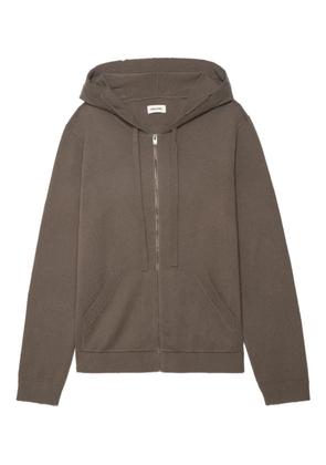 Zadig&Voltaire wool zip-up sweater - Neutrals