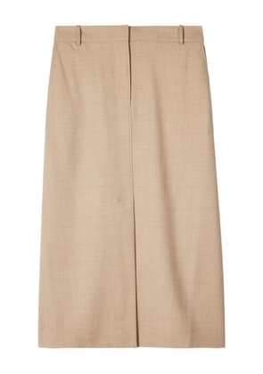 Paul Smith slit skirt - Neutrals