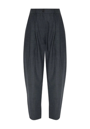 Studio Nicholson pleated tapered wool trousers - Grey