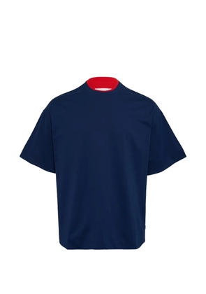 Jil Sander double-layer T-shirt - Blue