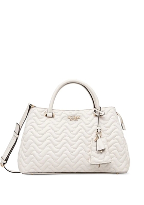 GUESS USA quilted satchel bag - White