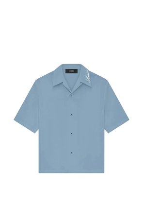 AMIRI collar camp shirt - Blue