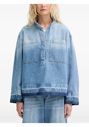 MUNTHE Luxa denim top - Blue