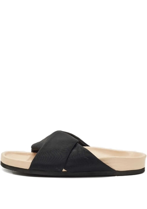 Celine Pre-Owned twist-strap slides - Black