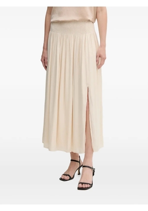 Marc Aurel slit midi skirt - Neutrals