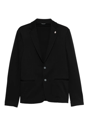 Daniele Alessandrini buttoned pin-detail jacket - Black