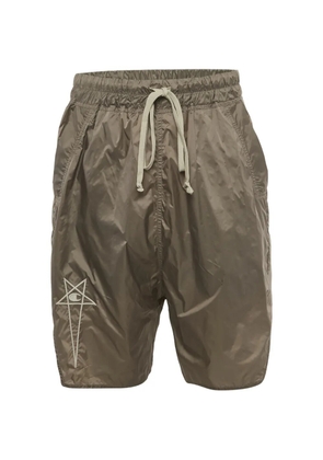 Rick Owens Vintage x Champion logo-embroidery shorts - Grey