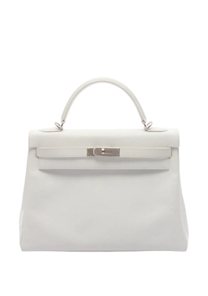 Hermès Pre-Owned 2004 Epsom Kelly II Retourne 32 handbag - White