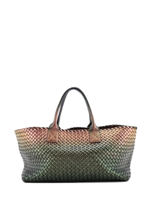 Bottega Veneta Pre-Owned Cabat Intrecciato Iridescent Nappa Medium tote bag - Metallic