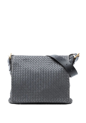 Bottega Veneta Pre-Owned 2009 Nappa Intrecciato Flap crossbody bag - Grey