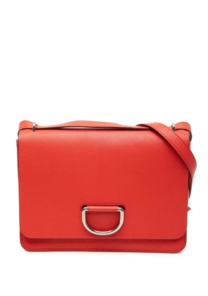 Burberry Pre-Owned 2010-2025 Medium Leather D Ring crossbody bag - Red