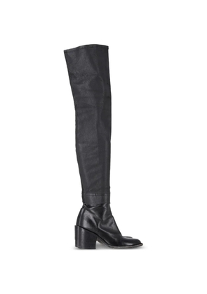 Ann Demeulemeester Vintage block-heel over-the-knee boots - Black